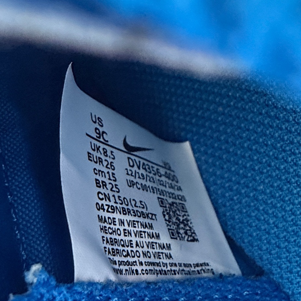 Nike JR Legend 10 Club FG/MG PS Blue Soccer Cleats - Picture 5 of 5